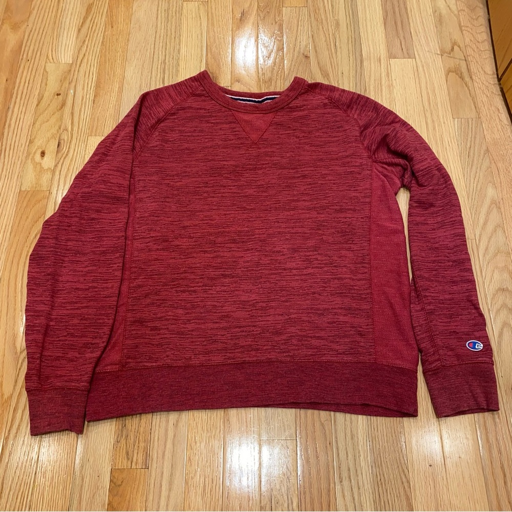 Champion Red Long Sleeve Crewneck Size XL